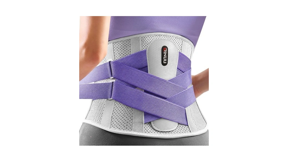 Back Brace For Women Men Lower Back Pain, Adjustable Lumbar