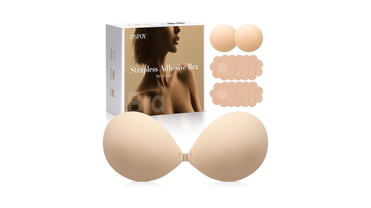 Invisible Strapless Sticky Bra For Women, Ultra Adhesive Push Up