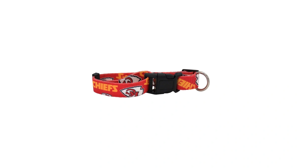 Littlearth Nfl Kansas City Chiefs Pet Collar, Team Color, Large