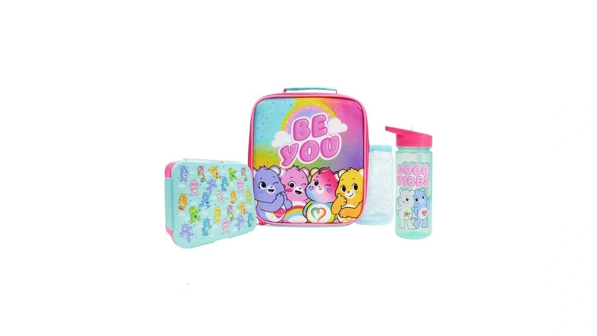 Get Trend Care Bears Lunch Bag, Lunch Box, Water Bottle