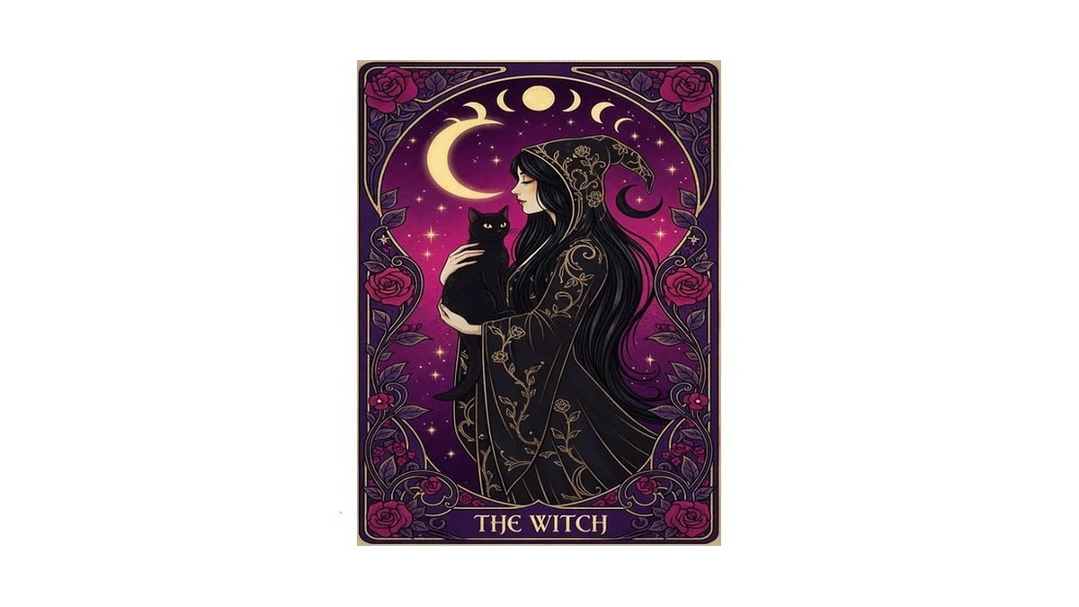 Hhmatits Witch Diamond Art Kits For Adults 12x16in