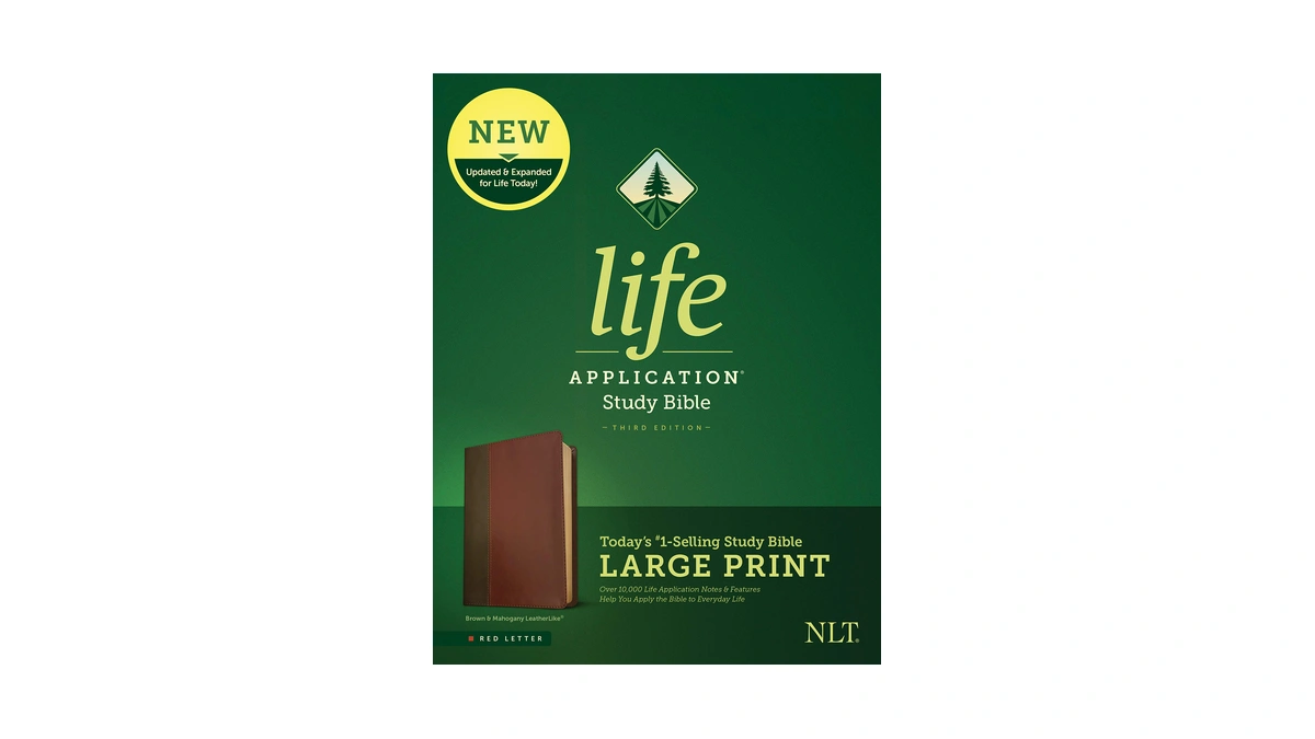 Nlt Life Application Study Bible, Third Edition, Large Print (leatherlike,
