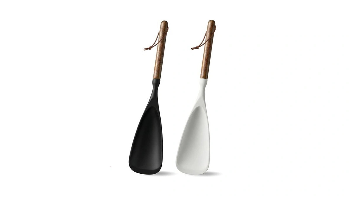 Amazon code: 2-pack Silicone Spoonula With Wooden Han