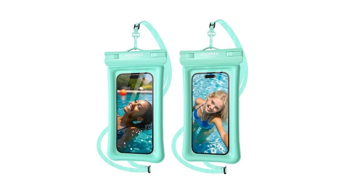 Nephi Ip68 Waterproof Phone Pouch 2 Pack-up To 8.0"，adjustable Neck