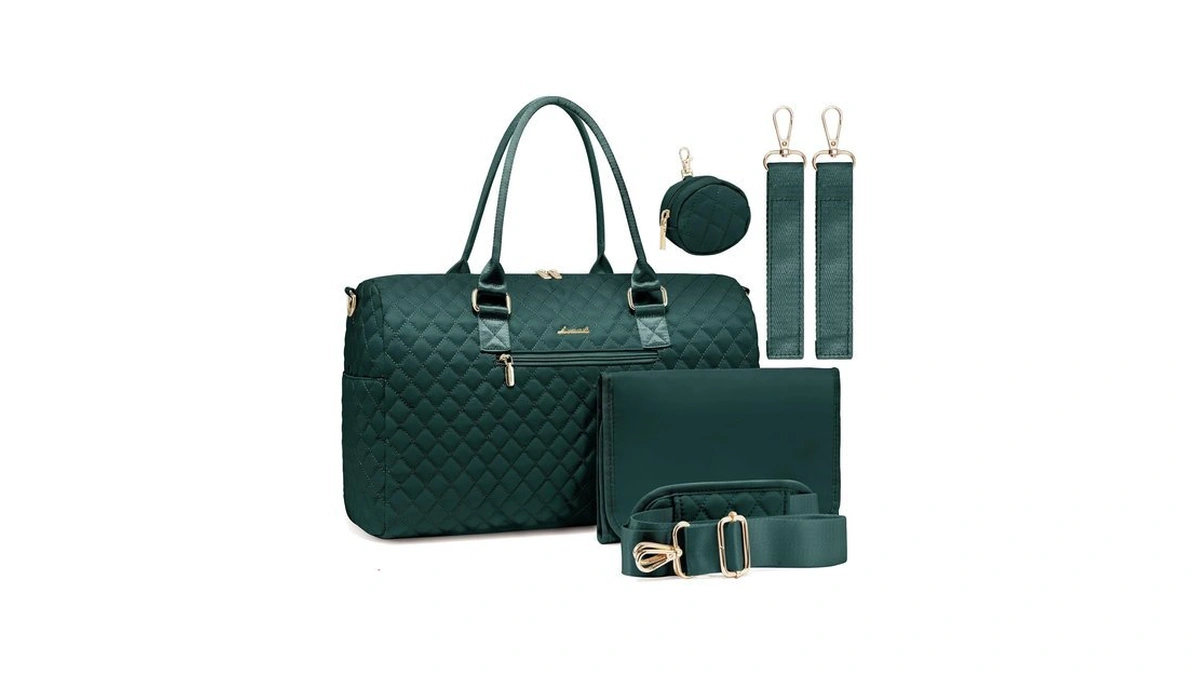 Lovevook Diaper Bag Tote With Pacifier Case And Changing Pad,