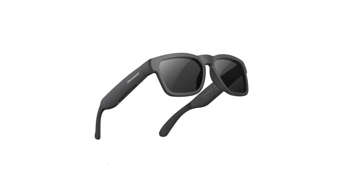 Oho Sunshine Bluetooth Audio Sunglasses, Lightweight Open Ear Sport Glasses,