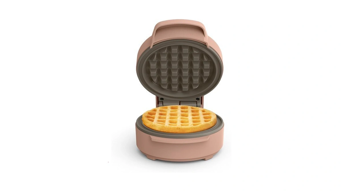 Bella Stack & Store Mini Waffle Maker, 4-inch Ceramic Nontoxic,