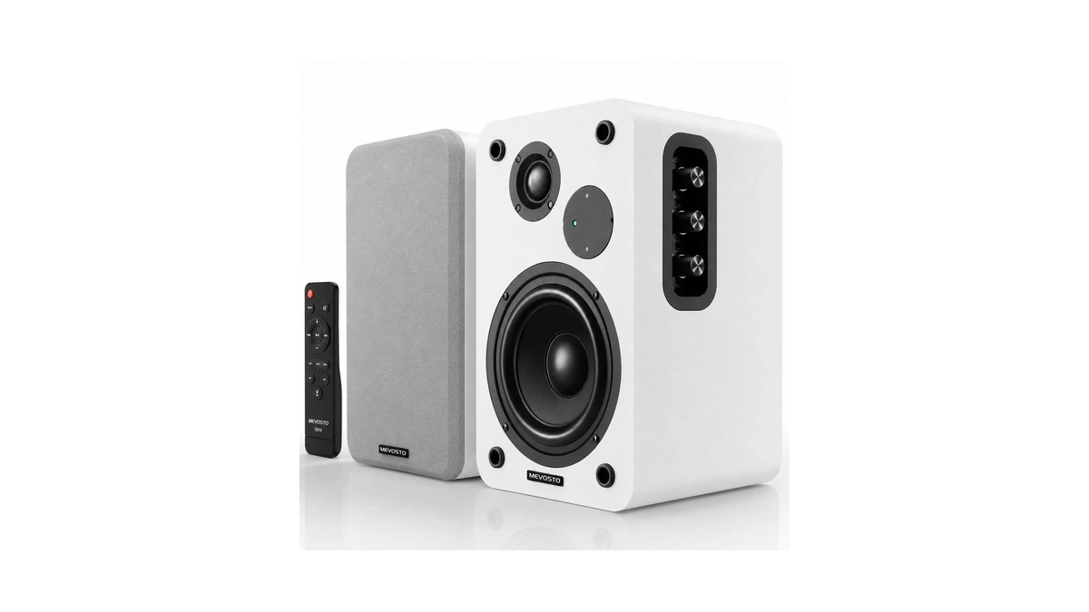 Active Bookshelf Speakers 36w Rms - Bt 5.4 Wireless Speaker