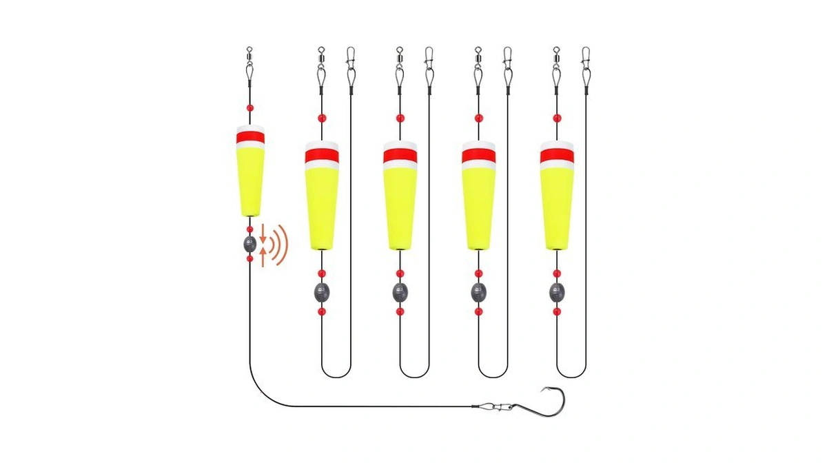 Cwsdxm Popping Cork Float Rigs, Slip Bobbers Fishing Redfish Speckled