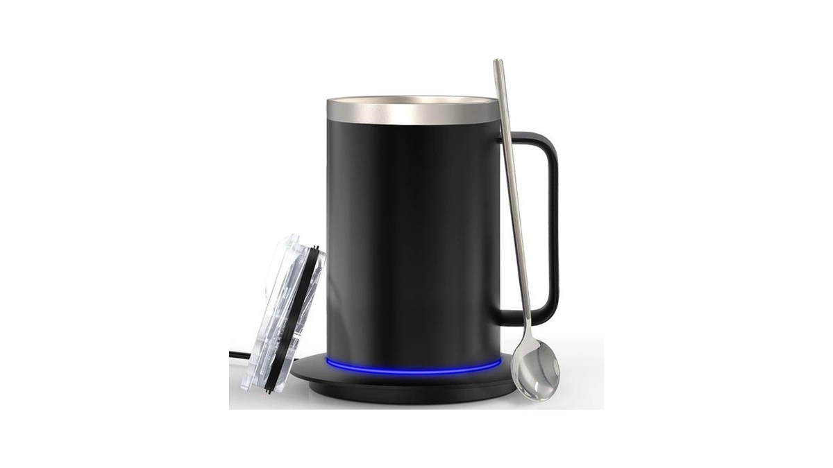 Yimubreez Smart Temperature Control Coffee Mug For Desk,heated Cup With