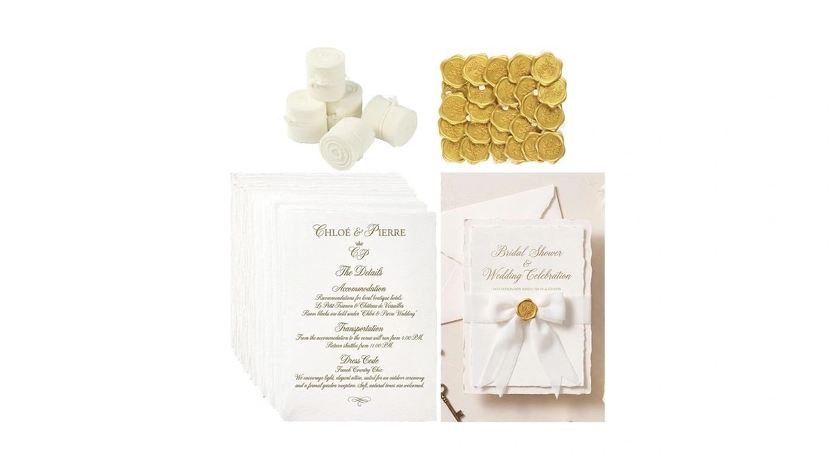 Deckled Edge Paper 5 X 7 Inch, Watercolor Paper Wedding