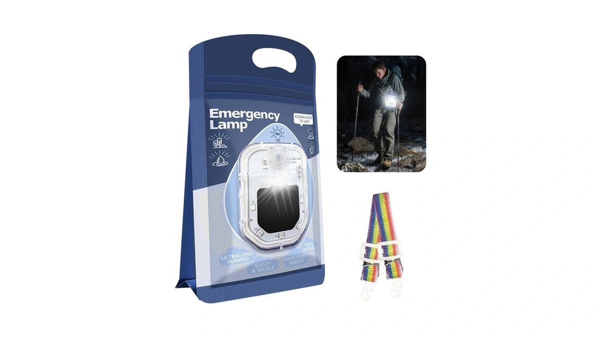 Saltwater Powered Camping Lantern Battery Free Emergency Led Light 120
