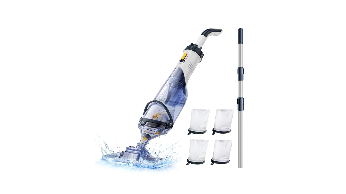 Pool Vacuum For Above Ground Pool, Jesimaik Cordless Pool Vacuum