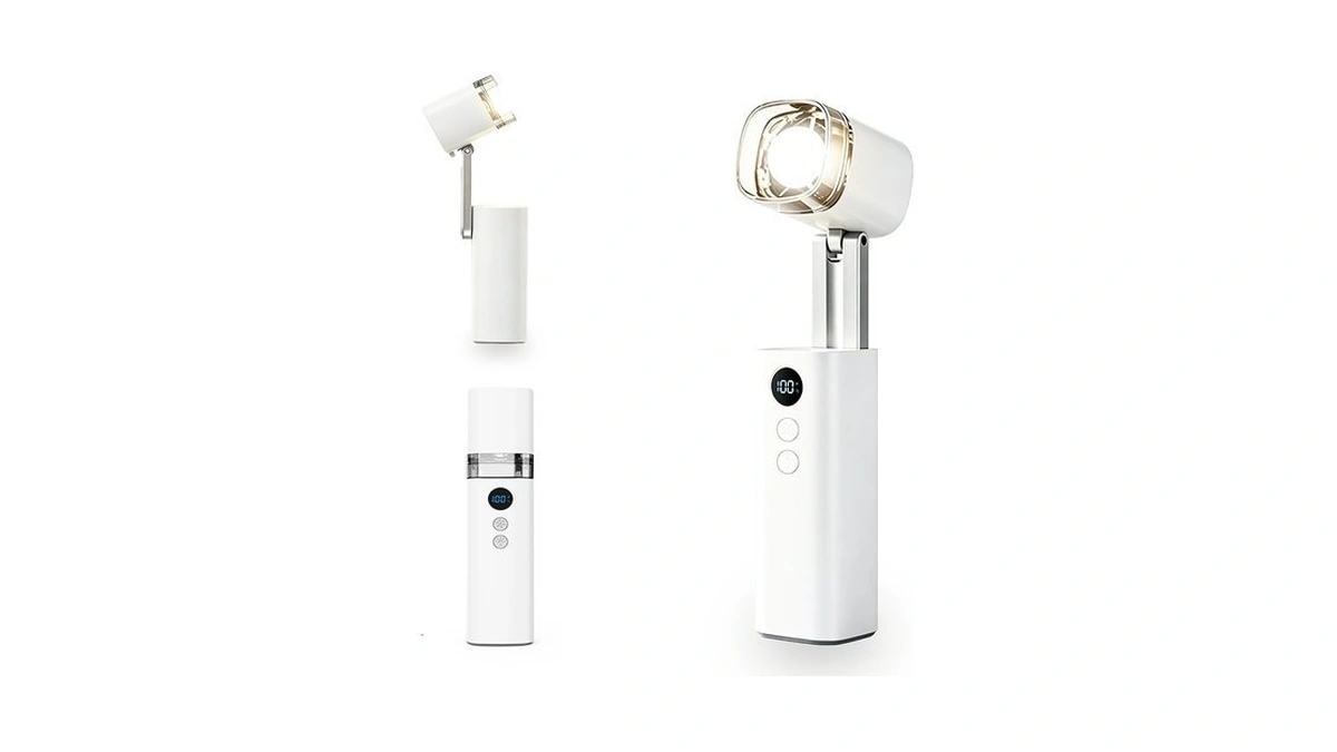 Evochoice Portable Handheld Fan, 1-100 Stepless Speed Control, 3000mah Rechargeable,