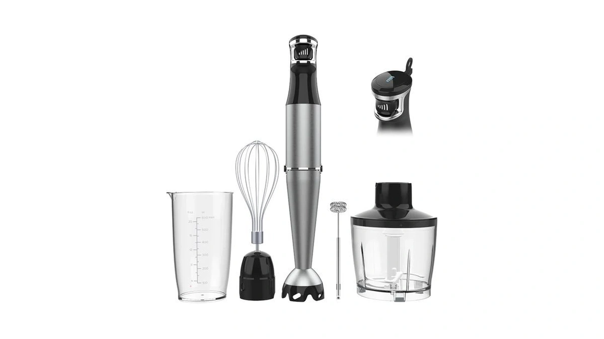 Turelar Immersion Blender Handheld Corded, 1100w 5 In 1 Hand