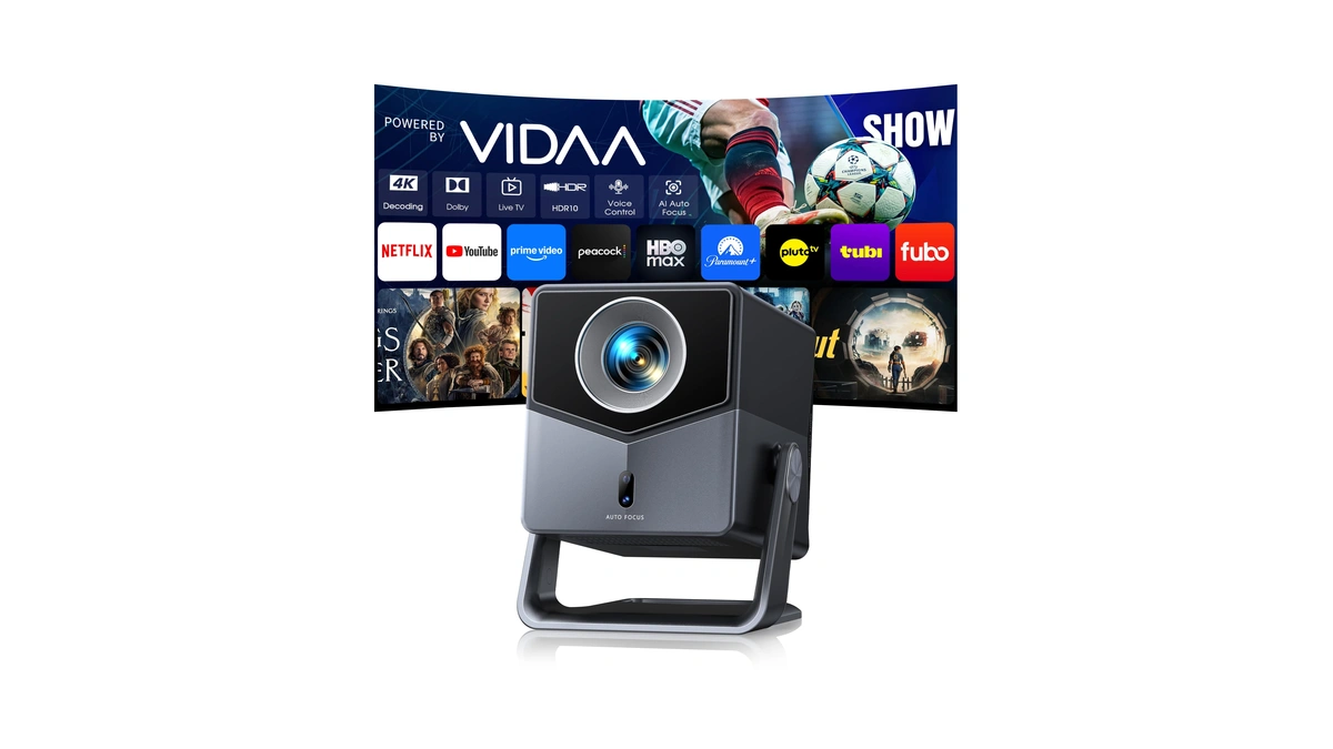 Smart Projector 4k [vidaa Live Tv & 36w Dolby &