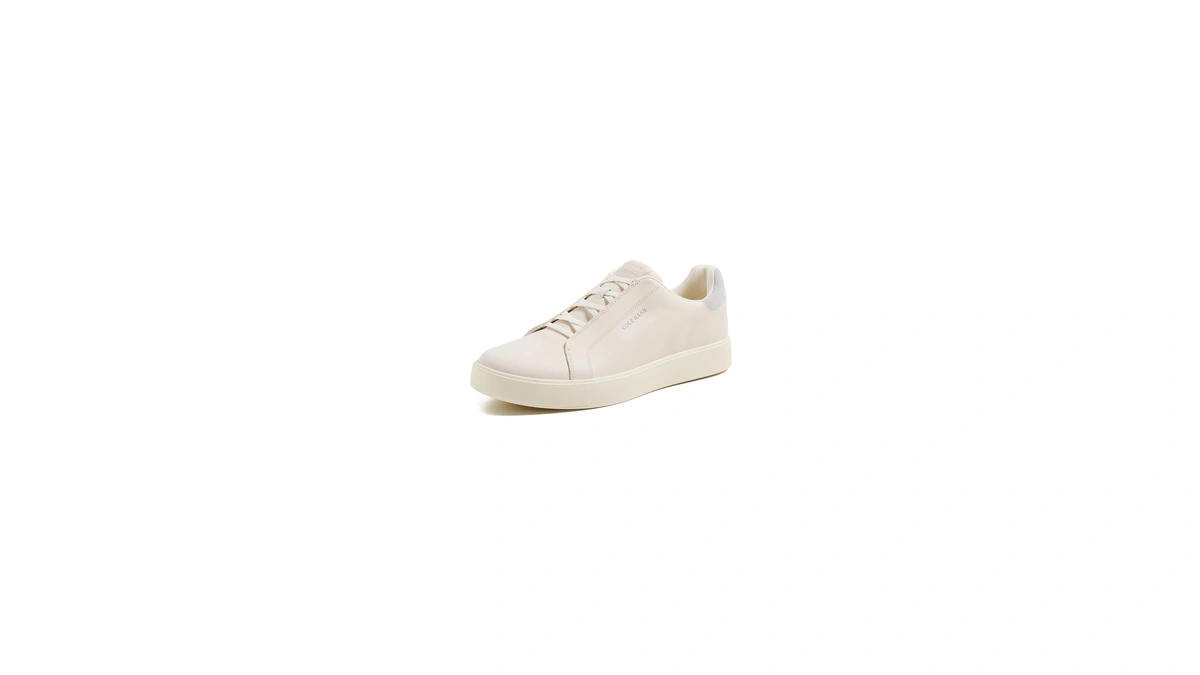 Cole Haan Men's Grandpro Luxe Slip-on Sneakers, Ivory/microchip/ivory, 9.5-w Us