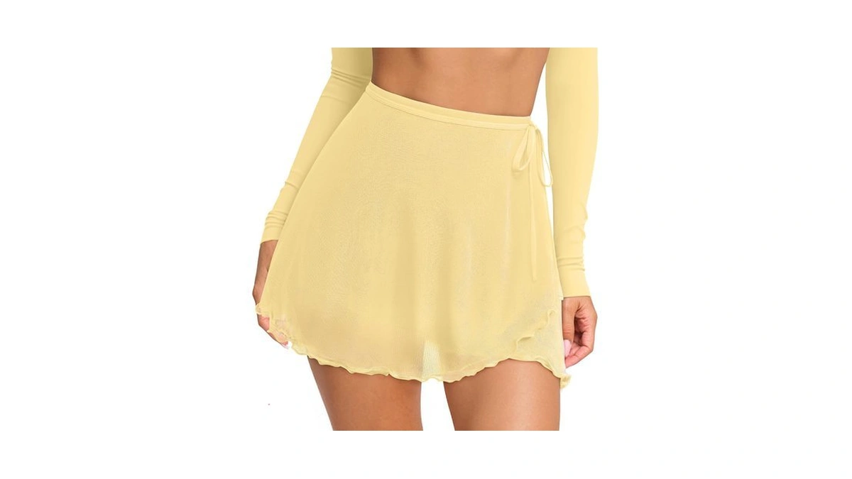 Womens Tennis Skort 2 In 1 Pickleball Skirts Nightclub Butter