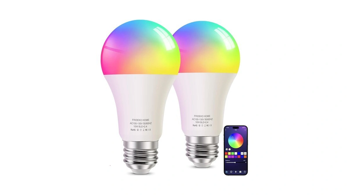 Frideko Home Smart Light Bulbs - Led Dimmible Color Changing