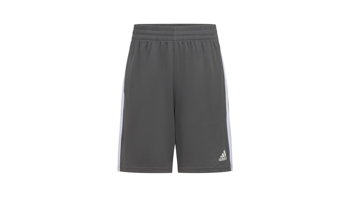 Adidas Boys Adi Classic 3-stripe Shorts, Dark Grey, 3t Us