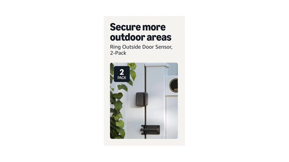 Ring Sensors: Outside Door Sensor (newest Model) 2-pack – Instant