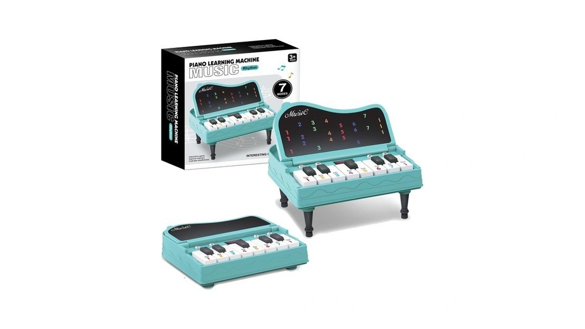 Mini Piano For Kids With Music Notes Guiding- 13 Keys