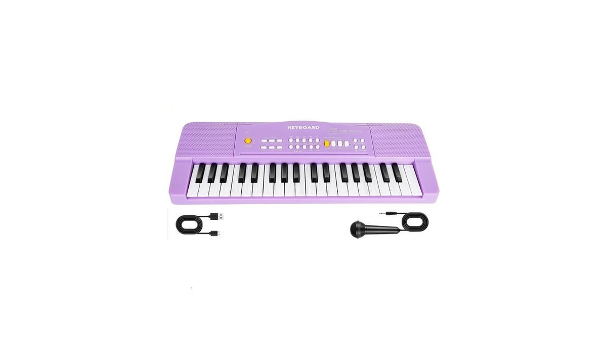 37 Keys Kid Toddler Toy Piano Keyboard Electric Pianos With