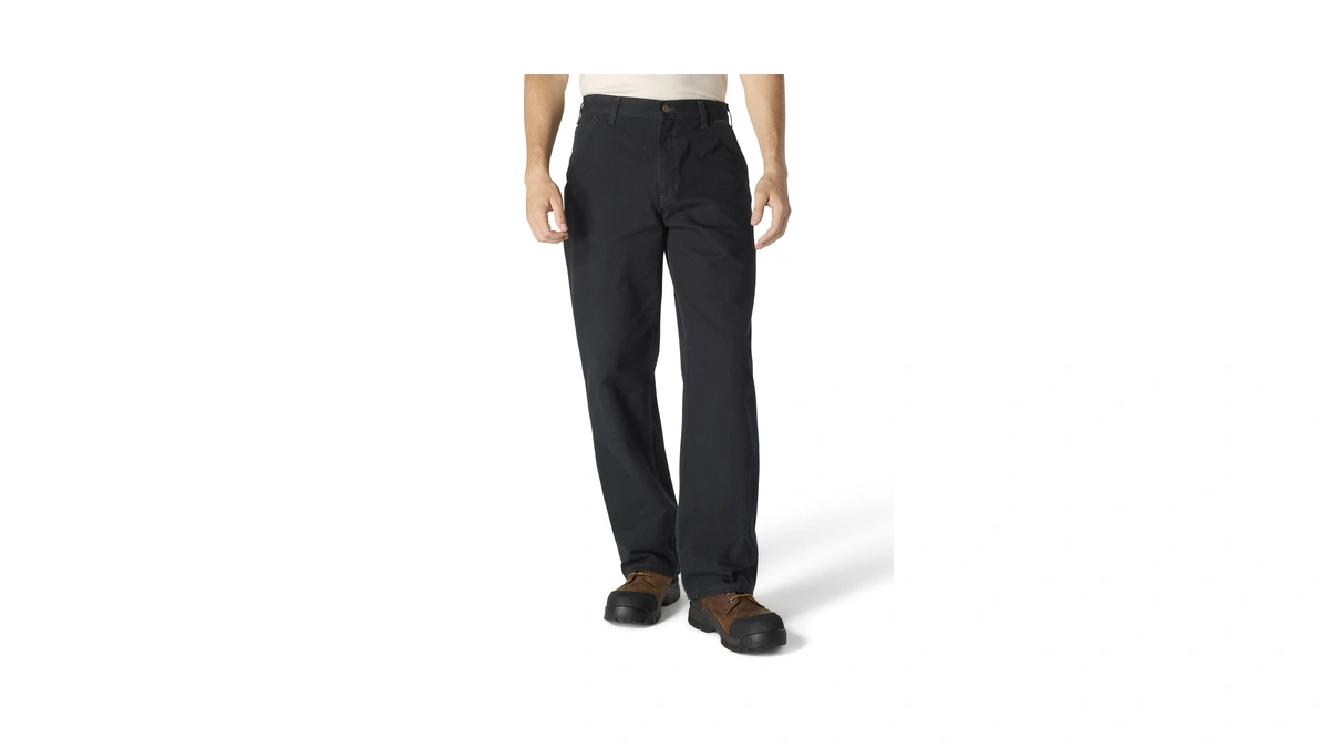 Carhartt Men's Loose Straight Washed Duck Dungaree, Black, W36 X