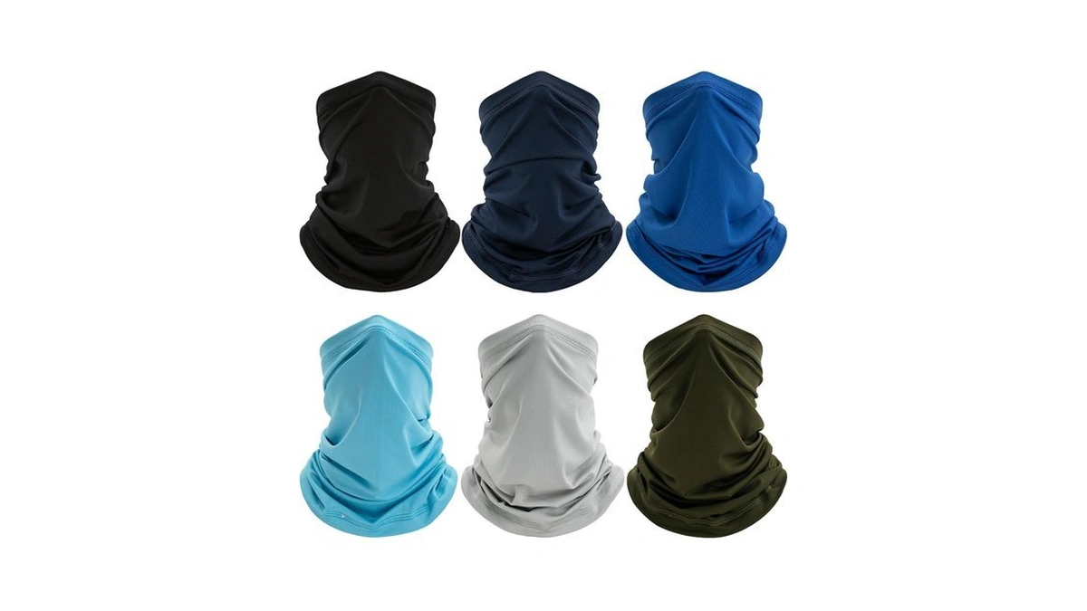 Arsvetu Neck Gaiter 6 Pack Uv Protection Cooling Hiking Face