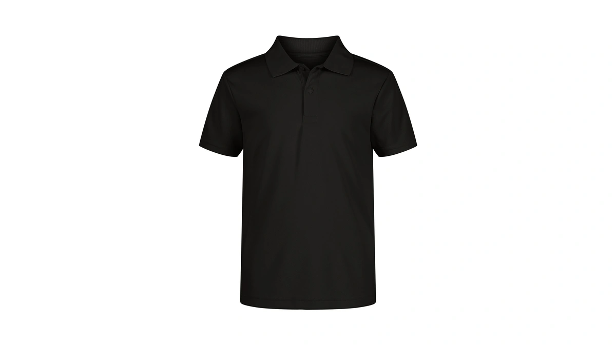 Nautica Boys' School Uniform Short Sleeve Polo Shirt, Button Closure,