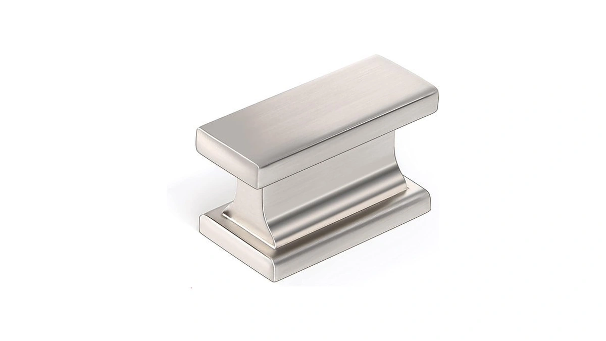 Cotykiley 10 Pack Brushed Satin Nickel Kitchen Cabinet Knobs Silver