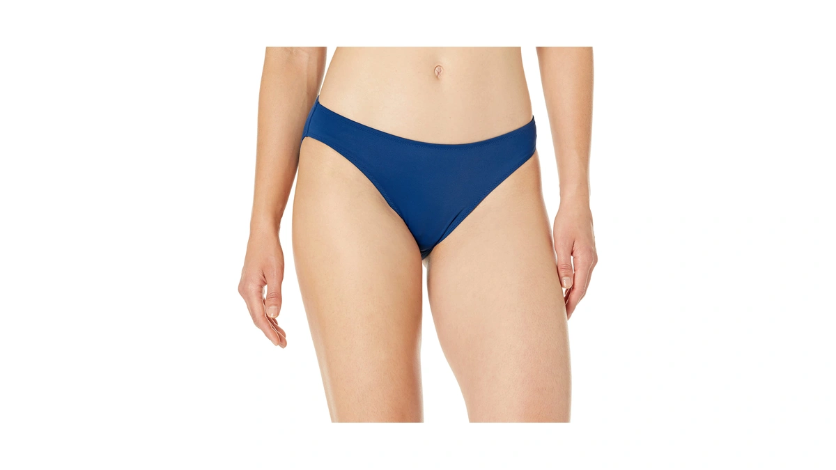 Amazon Essentials Women's Classic Full Coverage Low Rise Bikini Swimsuit