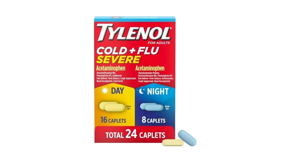Tylenol Cold + Flu Severe Day & Night Caplets, Combo