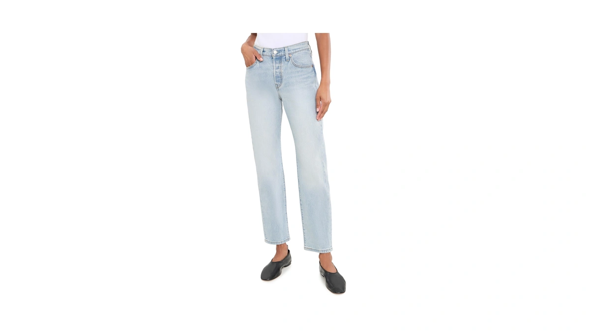 Levi's Women's 501 Curve Jeans, (new) Heart Music (shrink-to-fit -