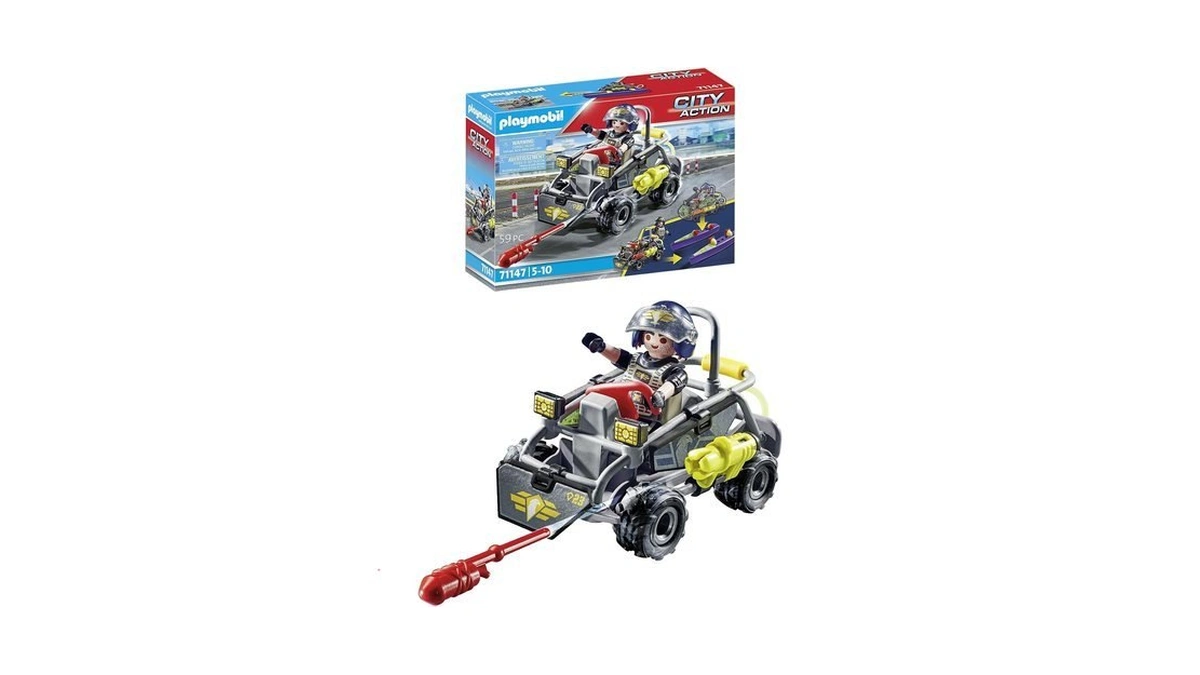 Playmobil Tactical Police All Terrain Quad