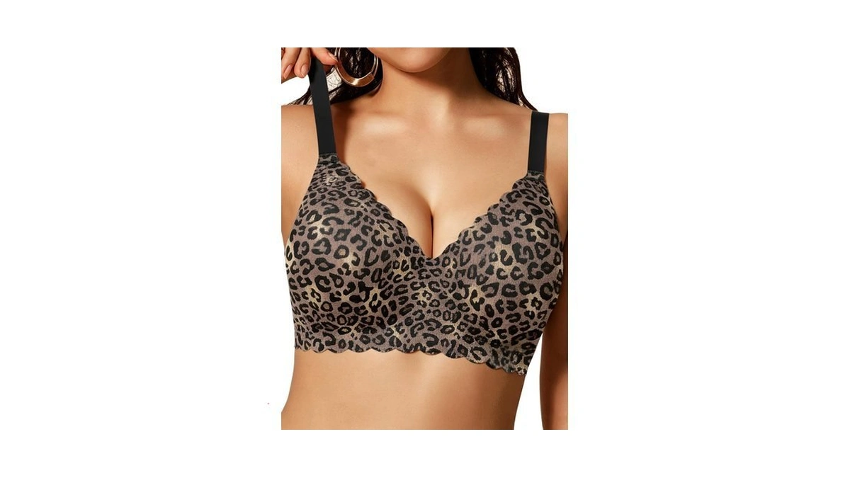 Cocomarts Jelly Bras For Women No Underwire Push Up Bra
