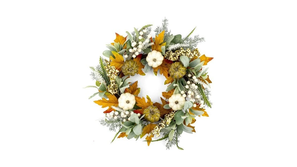 22 Inch Fall Wreaths For Front Door Fall Door Wreaths