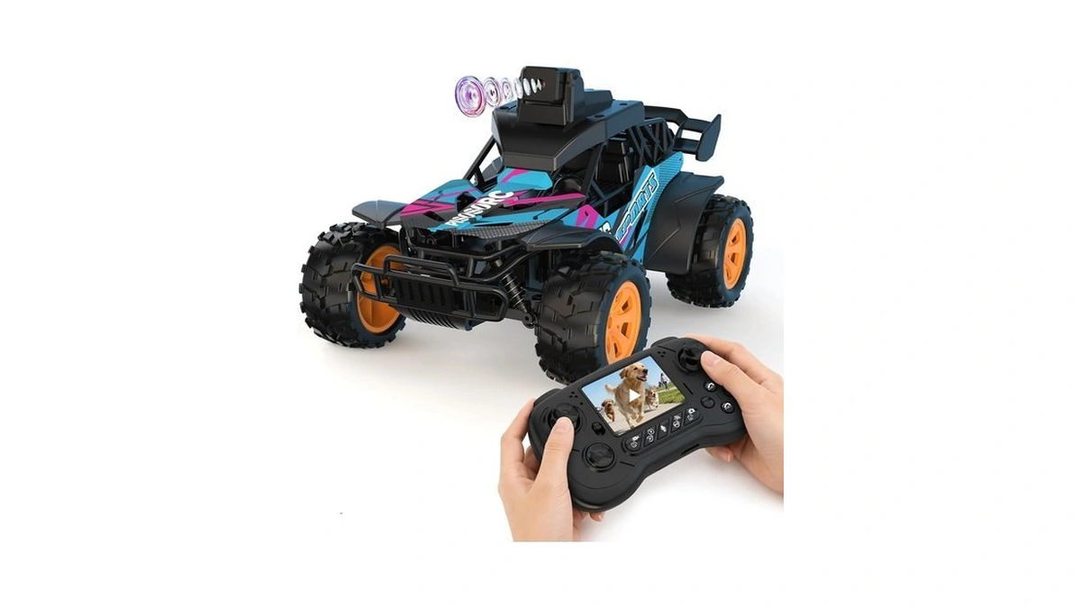 Pisosorc Fpv Remote Control Car With 2.8 Inch Display, 60°
