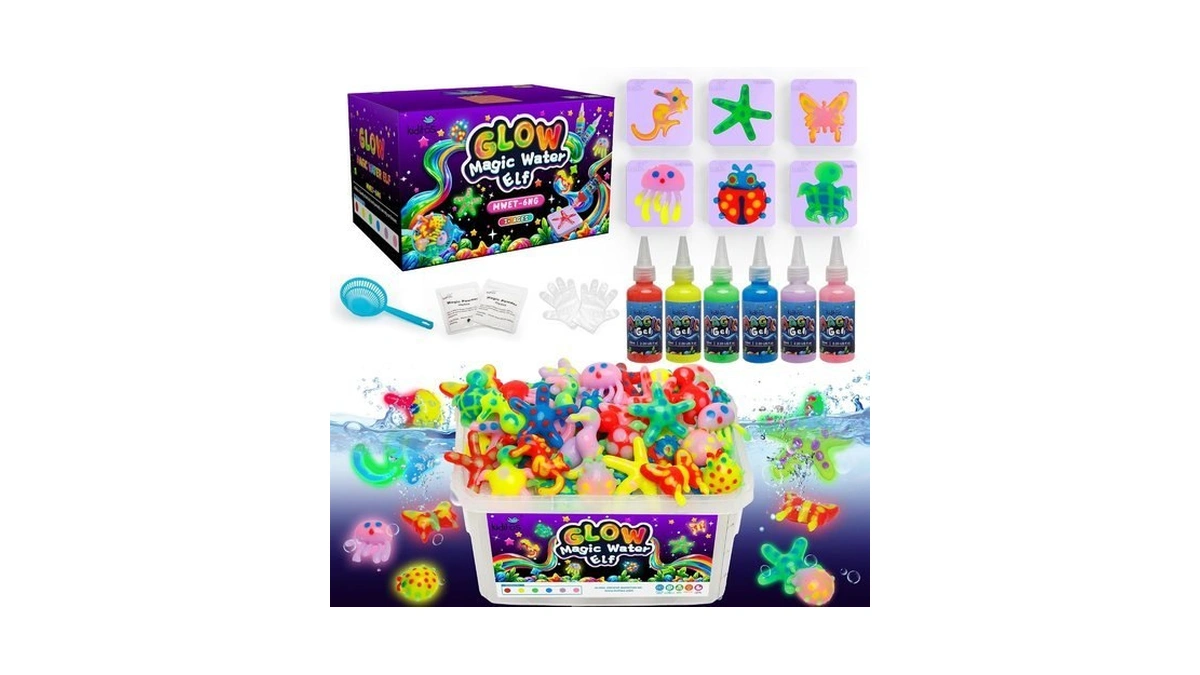 Kiditos Glow-in-the-dark Magic Water Elf Toy Kit For Kids, Diy