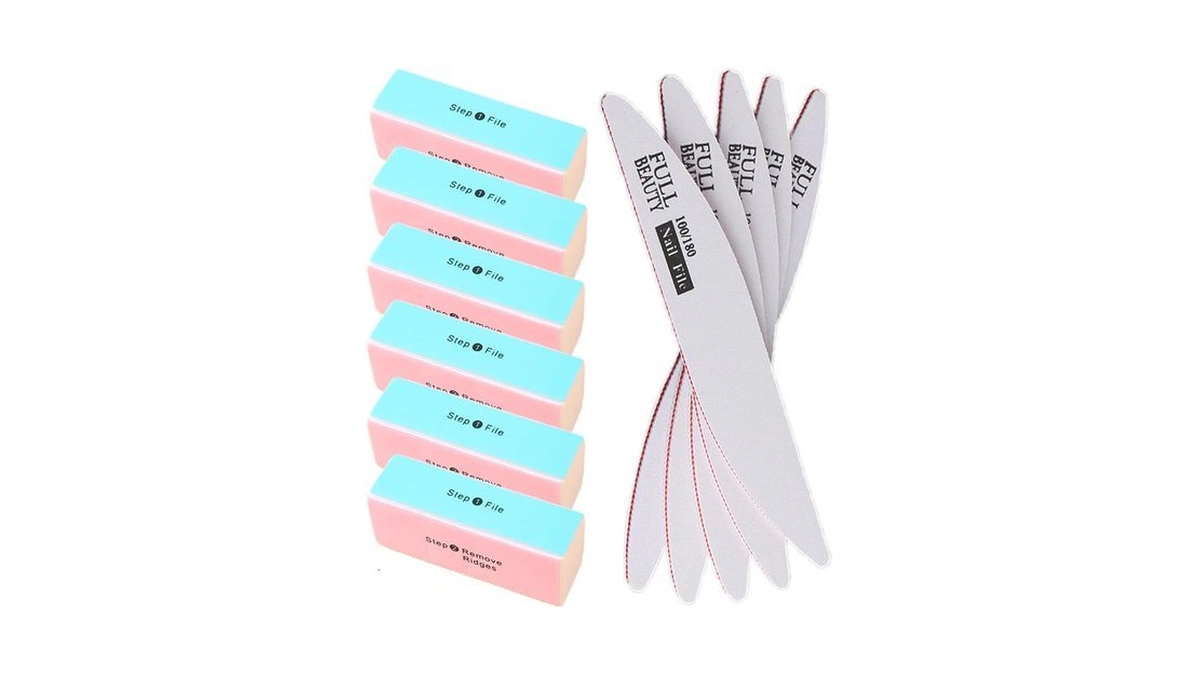 Nail File And Nail Buffer Block Set(11pcs), Buffer Block Nail