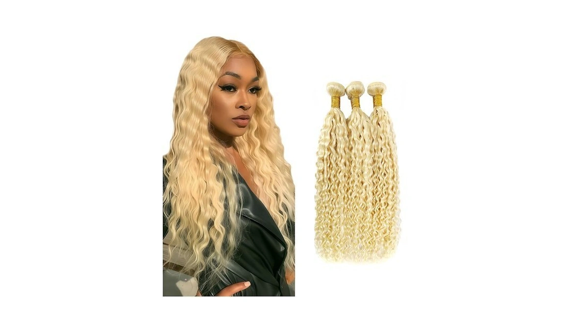 Kodrhar Blonde Bundles Human Hair Deep Wave Bundles 18 20