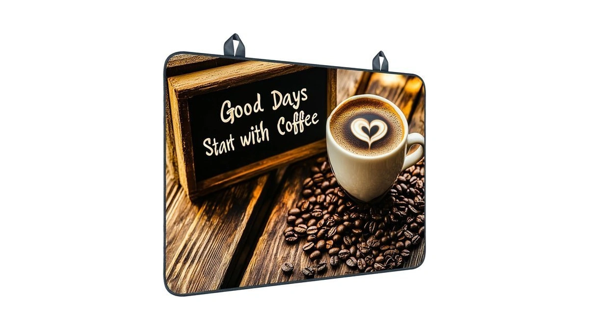Nuxovilar Coffee Good Days Stove Cover Diatom Mud 28.65x20.47 In