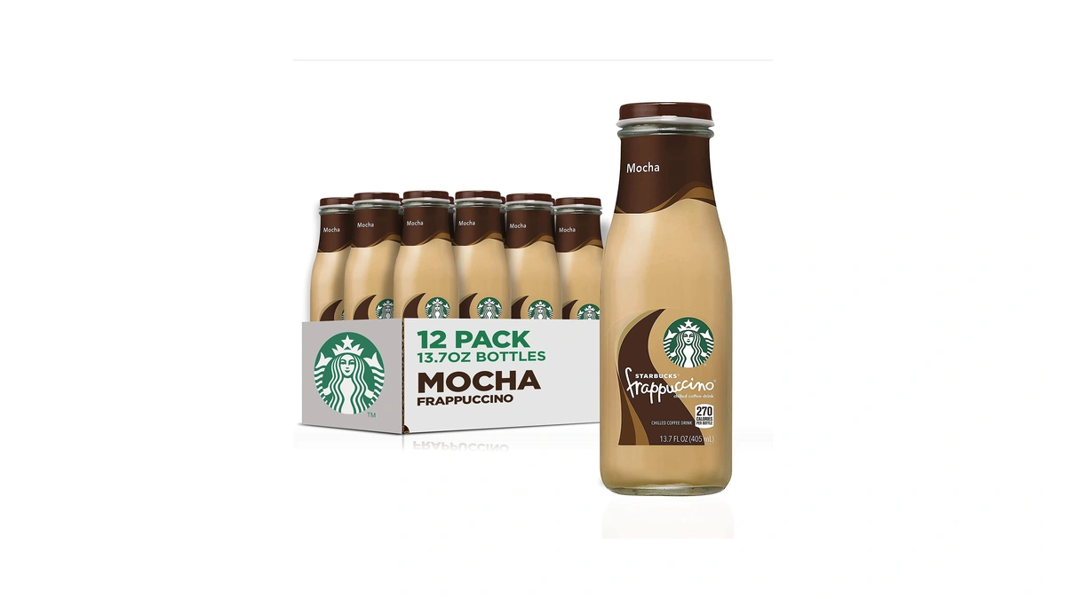 Starbucks Frappuccino Coffee Drink, Mocha, 13.7 Fl Oz Bottles (12