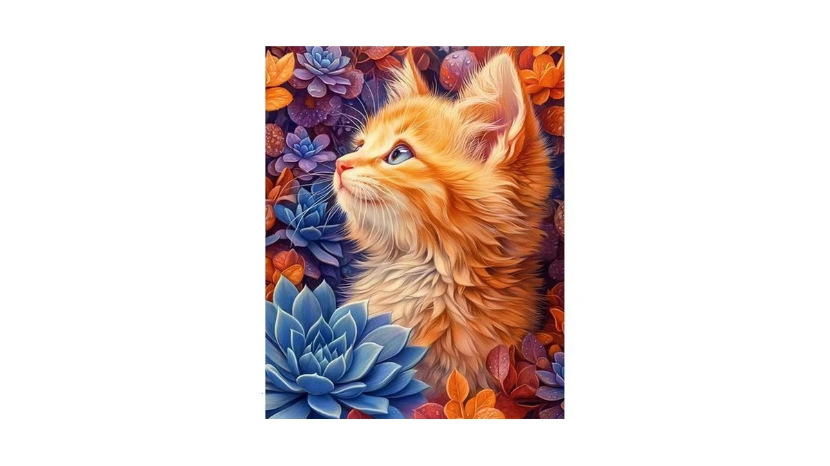 Arttoplus Cat Paint By Numbers Kit For Adults Beginner 16x20