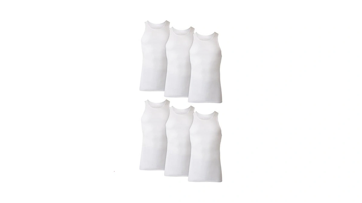 Hanes Men Hanes Men's Cotton Tank Undershirts Pack, Moisture-wicking Ribbed