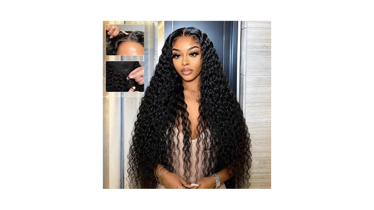 Ursquen Deep Wave Wig Human Hair 7x5 Hd Lace Closure