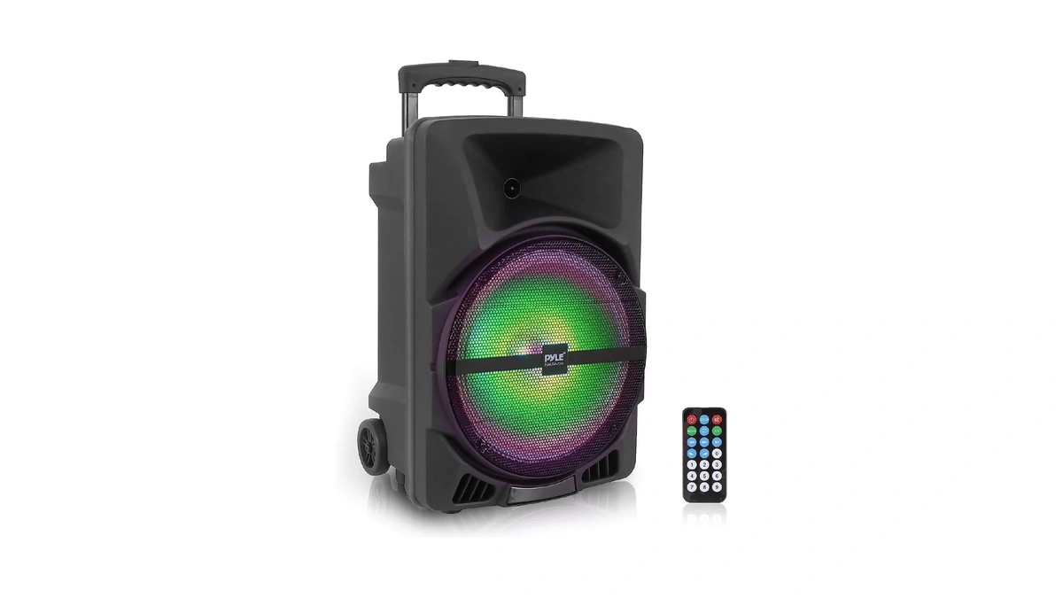 Pyle Wireless Portable Pa Speaker System -1200w High Powered Bluetooth