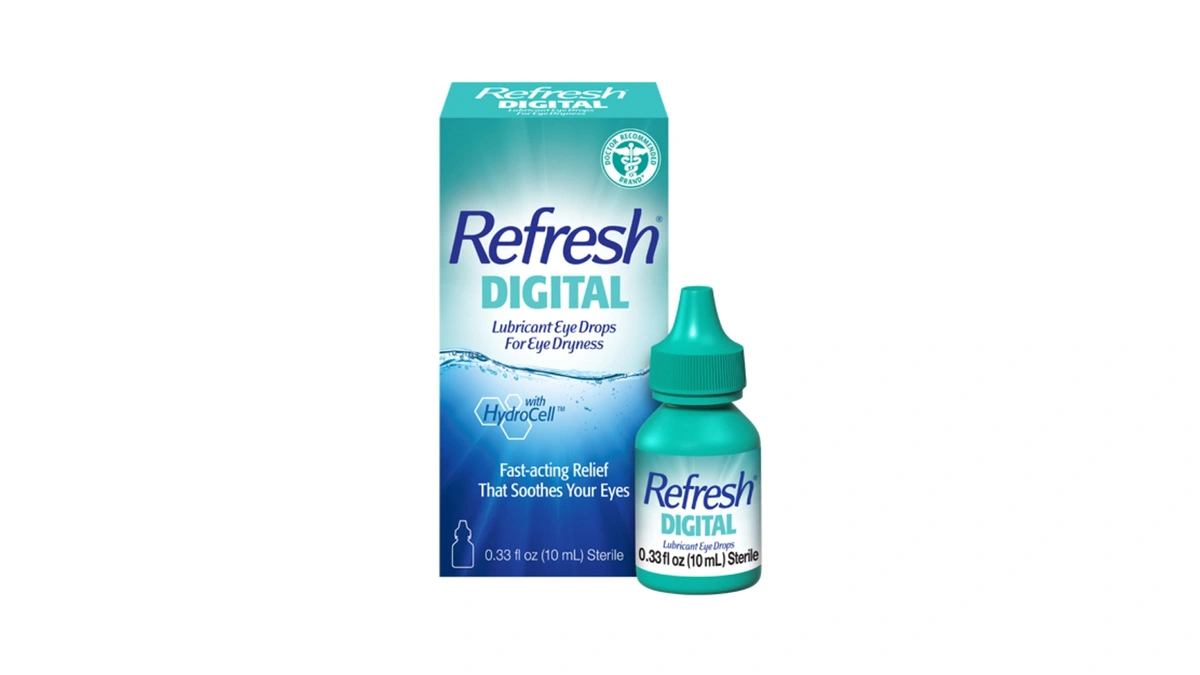 Refresh Digital Lubricant Eye Drops Artificial Tears, 0.33 Fl Oz