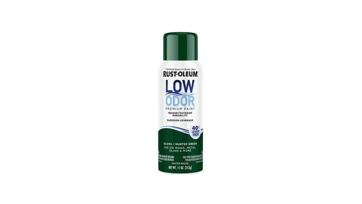 Rust-oleum Low Odor Premium Spray Paint, Gloss Hunter Green