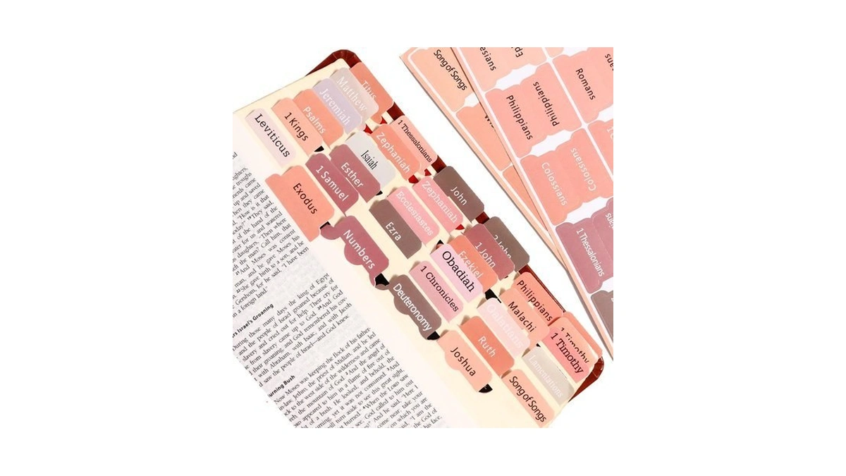 Brown Bible Tabs, Large Print Easy Read,old & New Testament,